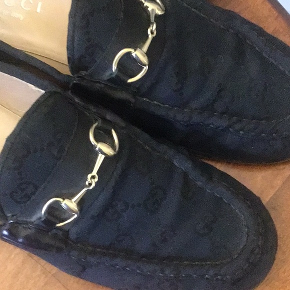 Gucci Blue Fabric Loafers - Picture 7 of 15